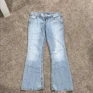 Silver Jeans Women's Sky Blue Flare Jeans